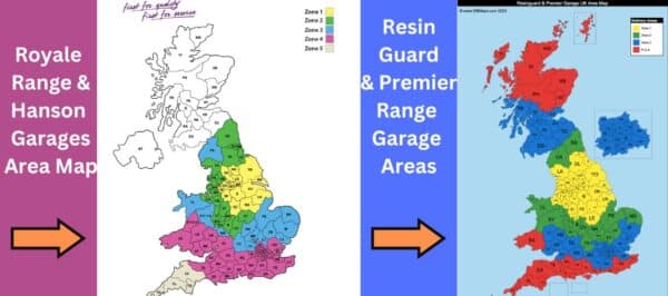 Resinguard & Hansons Delivery map