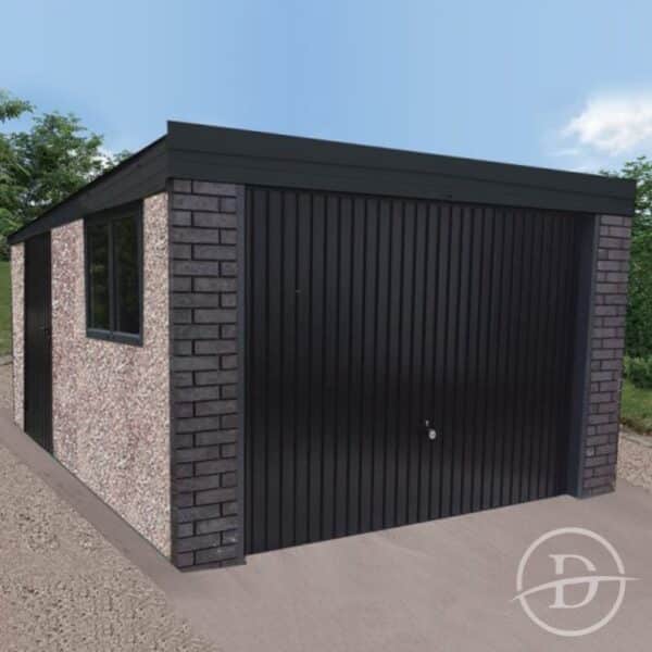 graphite flat garage