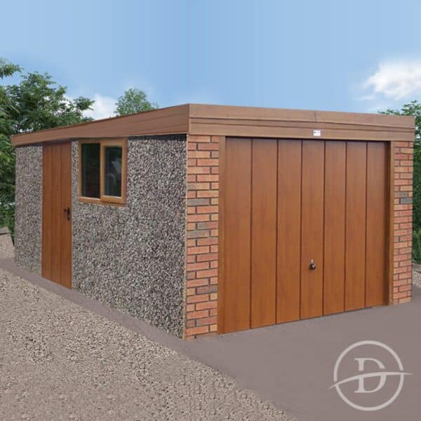 woodthrope flat roof garage