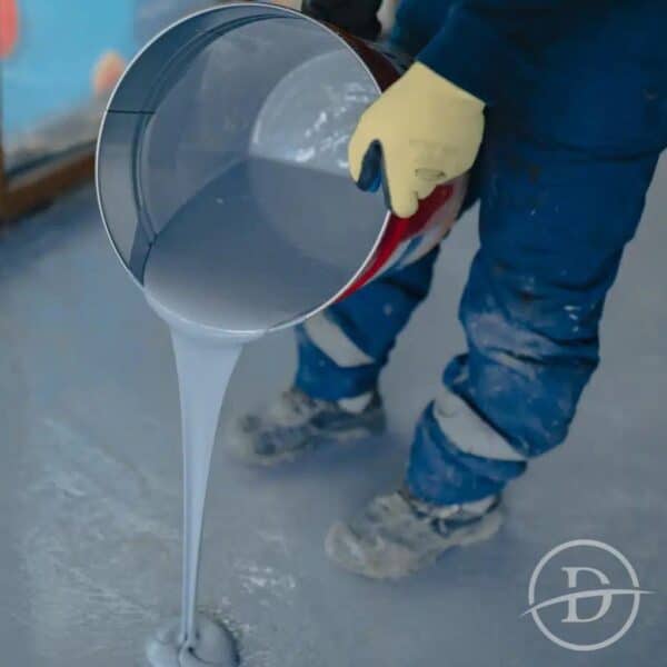 Concrete resin paint