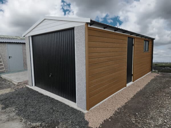 Teak Resinguard Concrete Garage